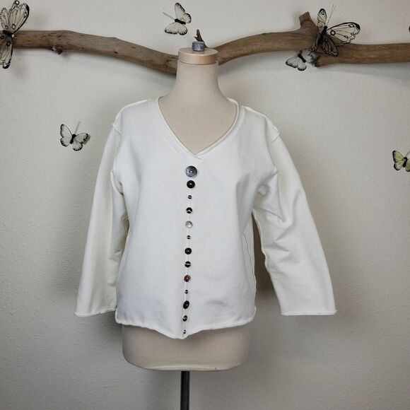 Neon buddha white with mult button top - Picture 1 of 5